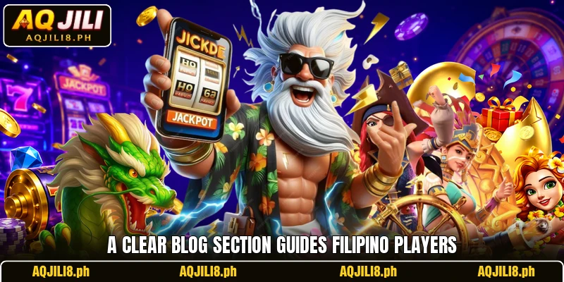 A clear blog section guides Filipino players