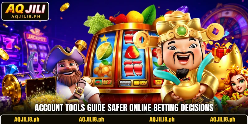 Account tools guide safer online betting decisions