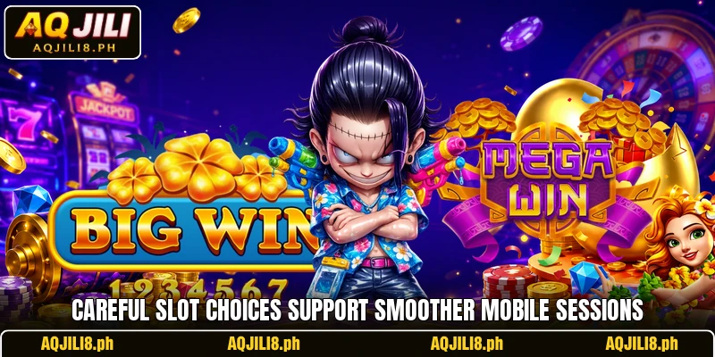 Careful slot choices support smoother mobile sessions