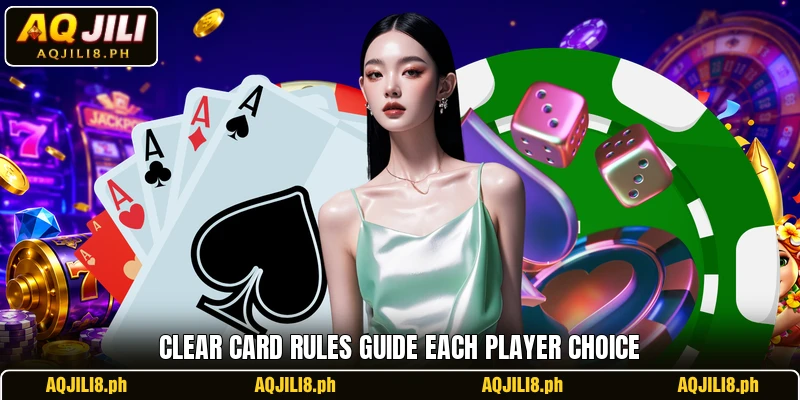 Clear card rules guide each player choice