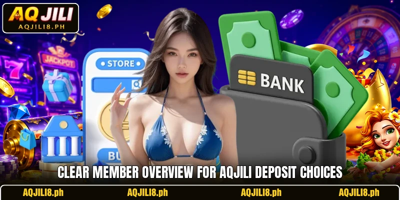 Clear member overview for AQJILI deposit choices