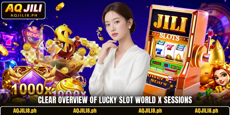 Clear overview of Lucky Slot World X sessions