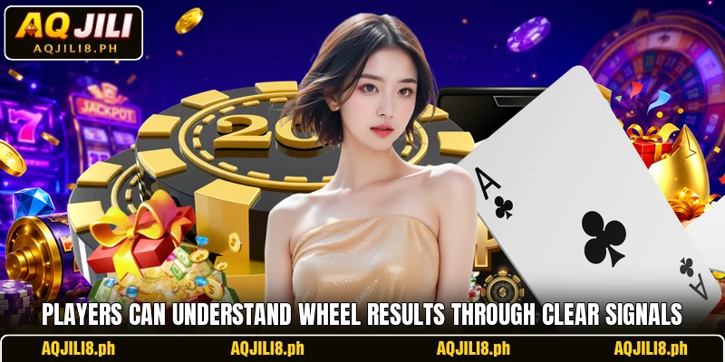 Players can understand wheel results through clear signals Players can understand wheel results through clear signals
