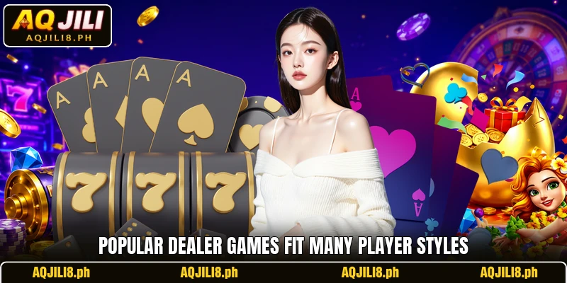 Popular dealer games fit many player styles