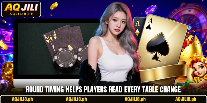 Round timing helps players read every table change