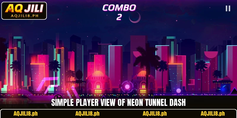 Simple player view of Neon Tunnel Dash Simple player view of Neon Tunnel Dash