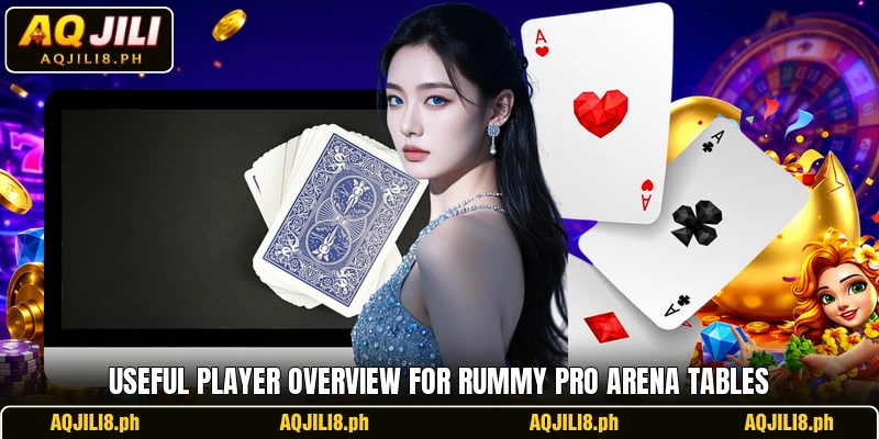 Useful player overview for Rummy Pro Arena tables